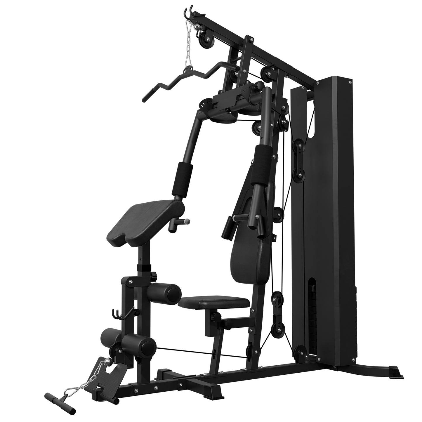 Syedee Home Gym Station, Workout Station with 138LBS Weight Stack, Workout Gym equipment Weight Machine Home Gym System