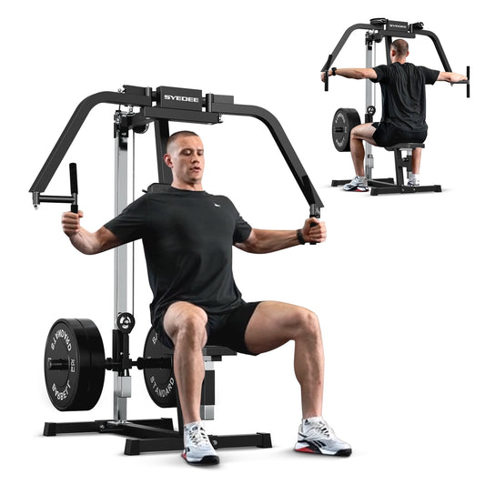 syedee Chest Fly and Reverse Delt Machine, 400 lbs Upper Body Specialty Machine for Pectoral and Rear Deltoid for Home Gym