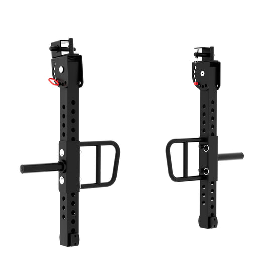 Mikolo Adjustable Jammer Arms for 3" x 3" Power Cage Rack Attachments, Belt Squats, Curls, Rows,Home Gym Accessories