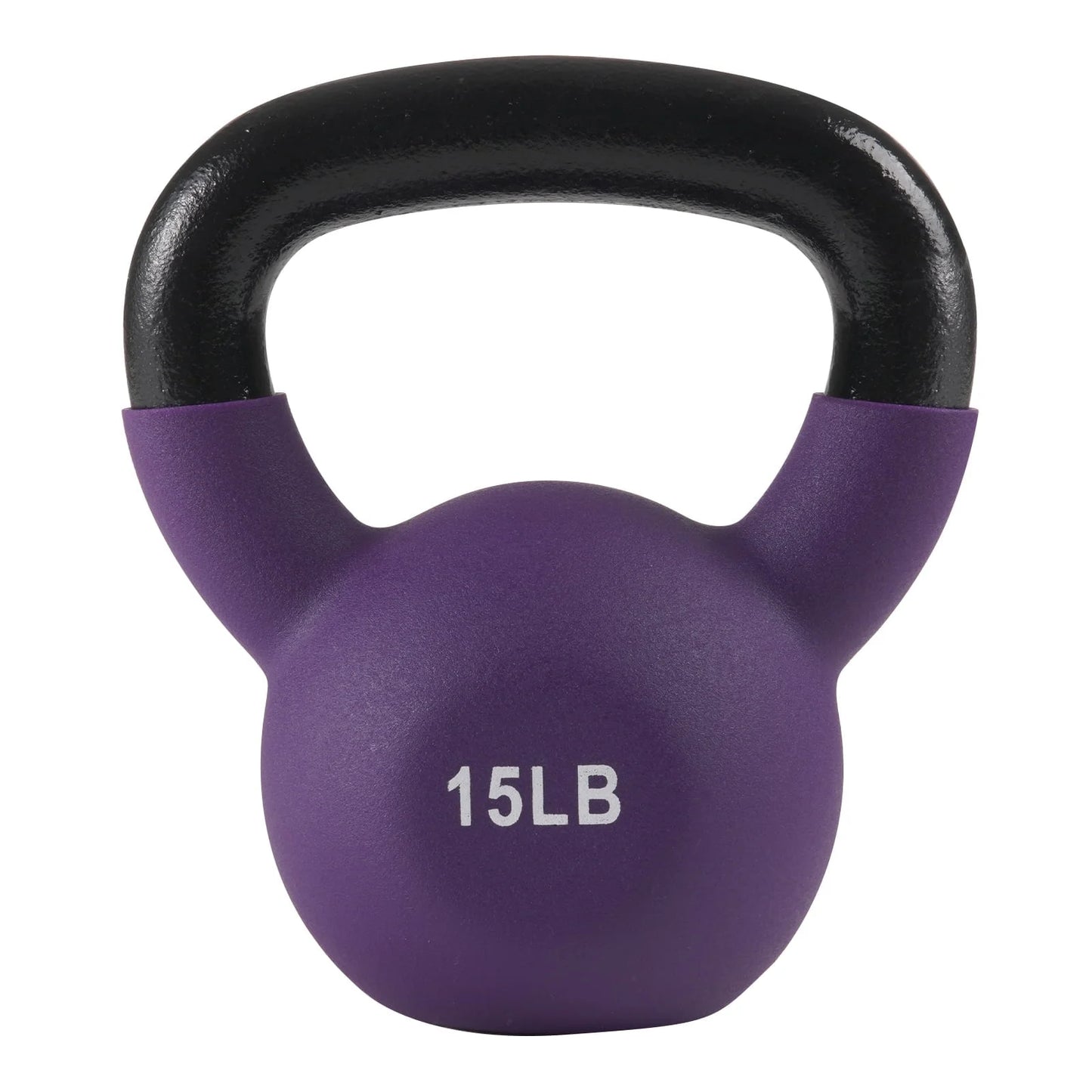 Mikolo Cast Iron Kettlebell Vinyl Coated Strength Training Kettlebells for Exercises, Fitness, Full Body Workout Equipment,Wide Grip Handle & Flat Bottom Ergonomic kettlebell sets for Home Gym 15LB