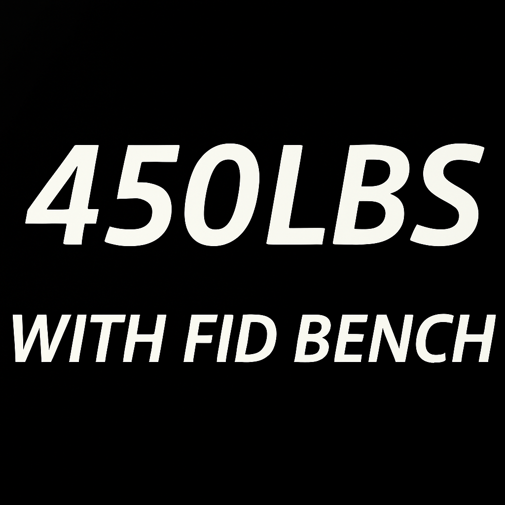 Mikolo Rubber Hex Dumbbell Set with Racks and FID Weighted Bench, Options in 450lbs, Strength Training Weight Set Home Gym
