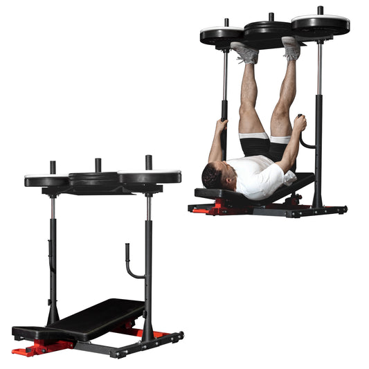 syedee Vertical Leg Press Machine, 600LBS Leg Strengthening Workout Machine with Transport Wheels and 3 Height Choice