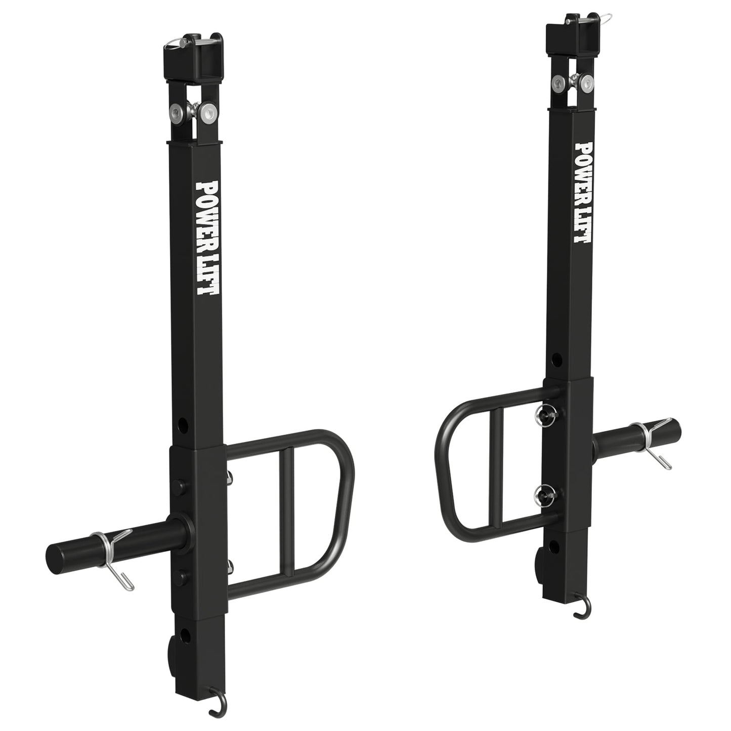 Mikolo Belt Squat Attachment For Racks,Fits 2” x 2”And Rack Hole Diameters of 1" , Home Gym Equipment suit for 1” and 2” weights