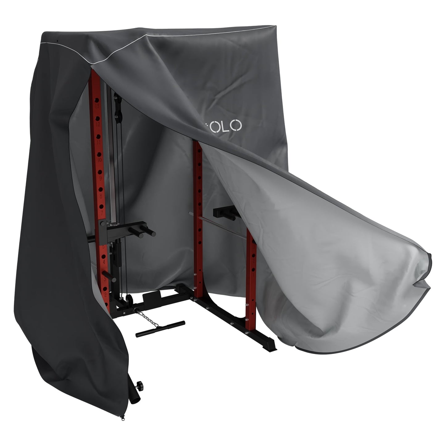 Mikolo Power Rack Cover,Made of 600D Silver-Plated Waterproof Xxford Fabric