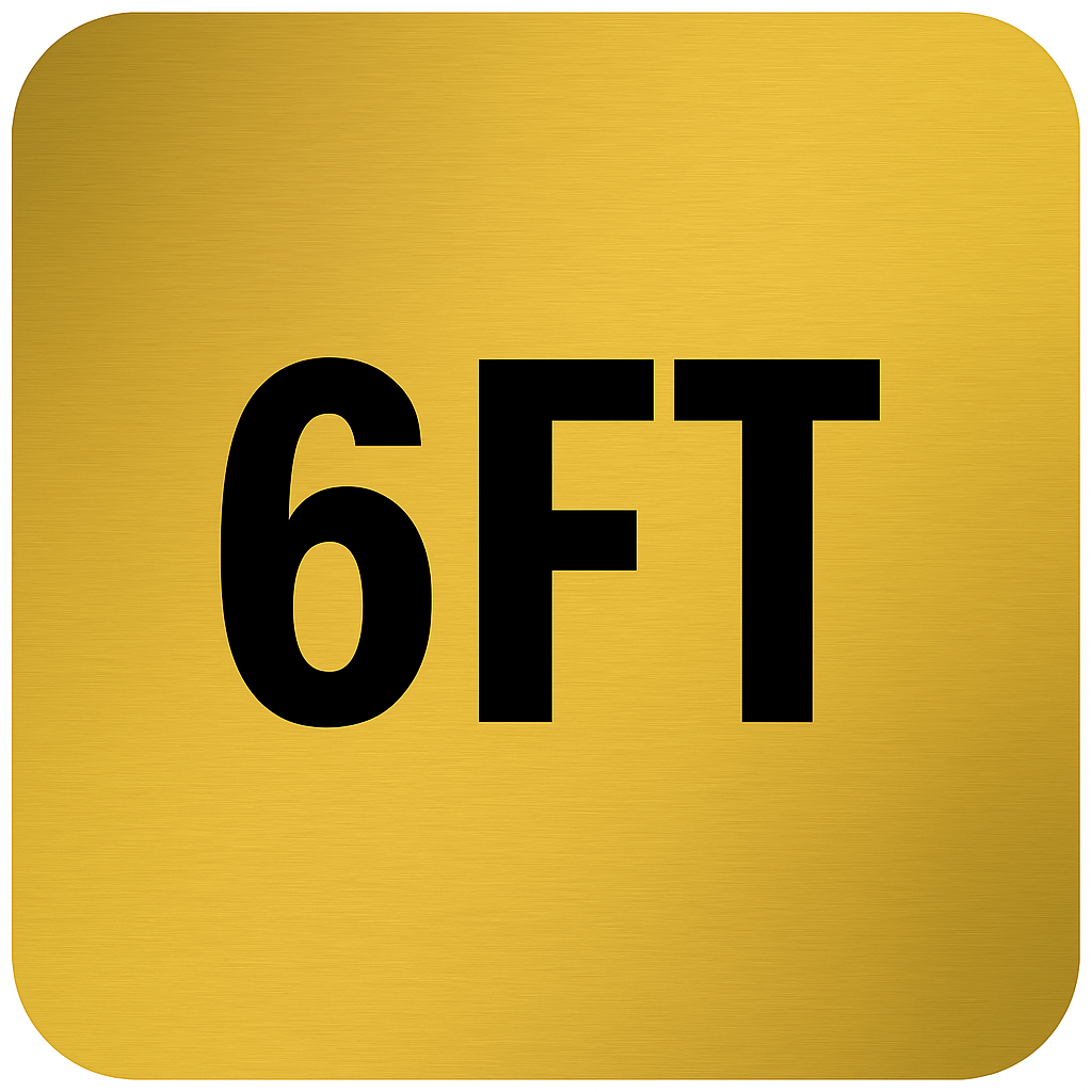 Mikolo Eclipse Series Gold 6ft Olympic Barbell, 27LB Compact and Lighter Barbell for Weightlifting and Powerlifting, Olympic Bar for 500lbs Capacity, Weight Bar Fit 2” Standard Weights