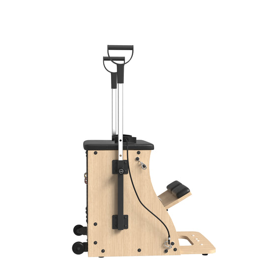 Syedee Pilates Chair, Split-Pedal Stability Combo Chair with Handles, Yoga Fitness Trainer, Pilates Reformer Machine, Pilates Equipment Perfect for Home Use & Gym Workout