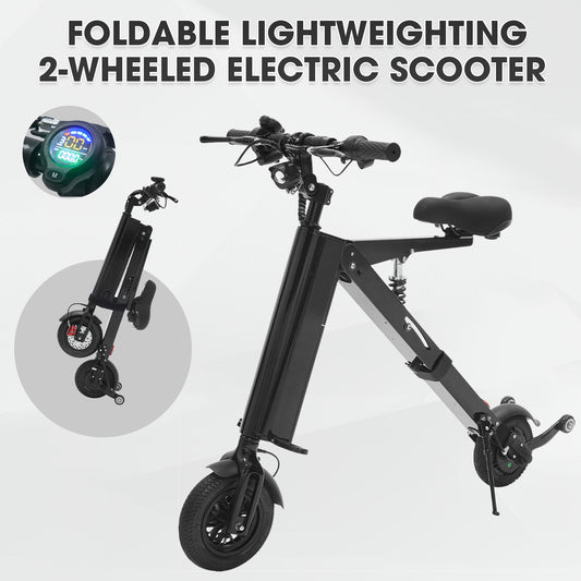 Skeri Foldable 350W Electric Scooter For Adults, 20mph Commuter W/ Panasonic Battery, Airless Tires & 242lbs Capacity, Lightweight E-Scooter For Apartments/Cars