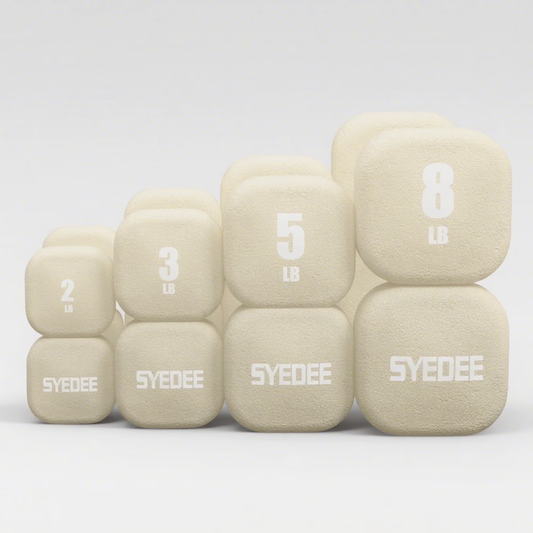 Syedee Neoprene Dumbbell 36LBS Yoga Dumbbells, SafeGrip, Anti-Slip, Anti-Roll, Thick Handles, Free Weights, Square Dumbbells for Secure Workouts Exercise at Home, Weightlifting, and Personal Training