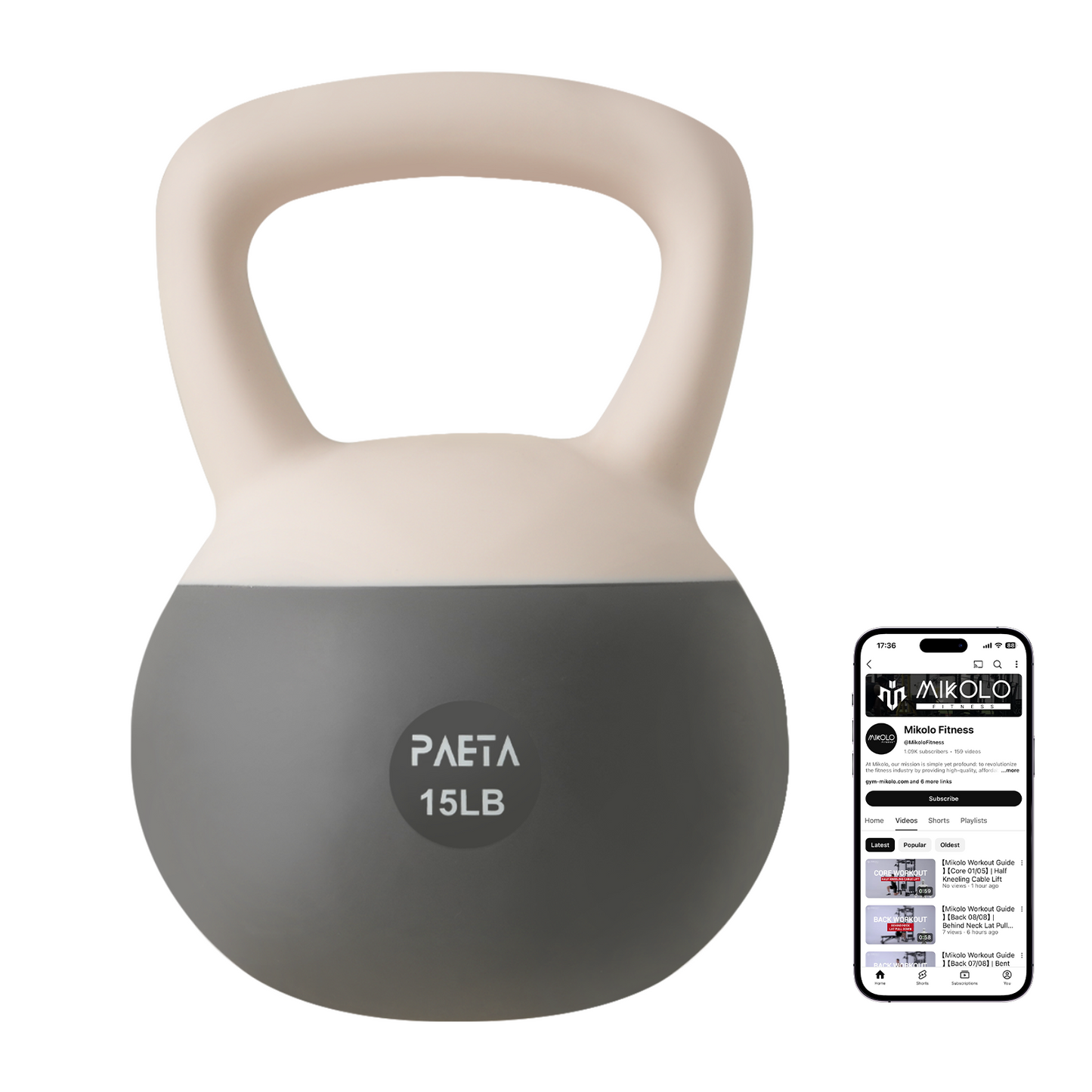 Syedee Soft Kettlebell Set –15lbs Anti-Slip Grip & Wide Handle Design,Soft Kettlebell set, Gentle Floor-Friendly Impact, for Home Functional Training, Home Gym