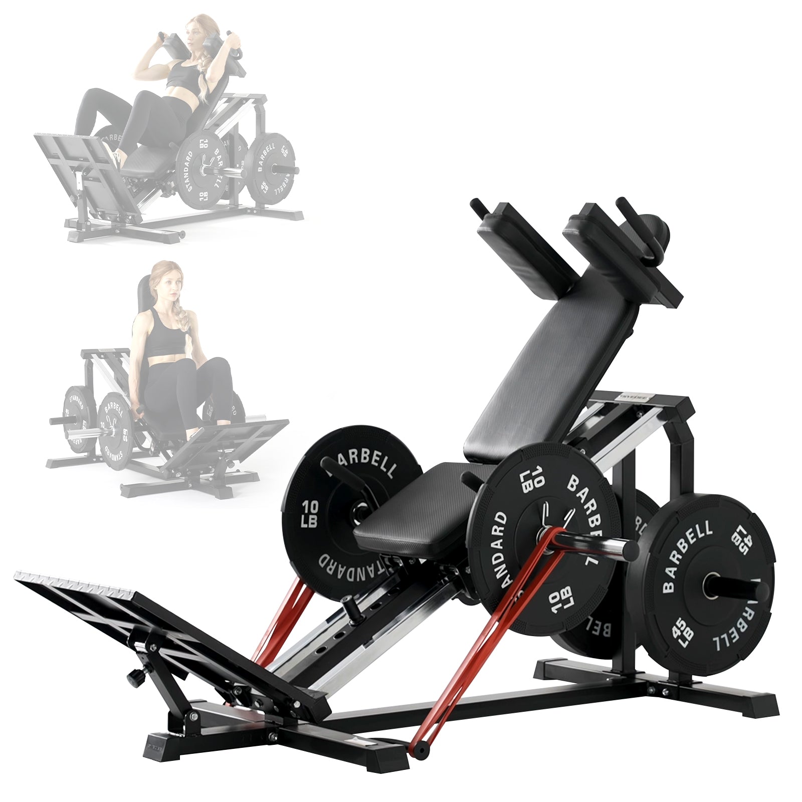 Syedee Compact Leg Sled Machine, Leg Press Machine Capacity 900lbs, Ha ...