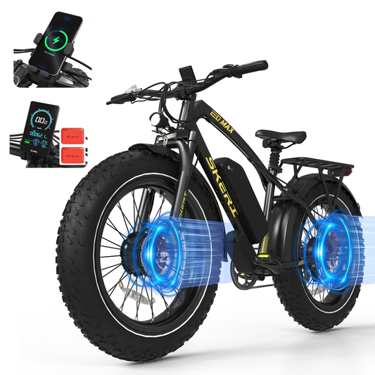 Skeri Electric Bike for Adults 26", 1000W (2000W Peak) E-Mountain Bike 48V 20.5AH UL2849