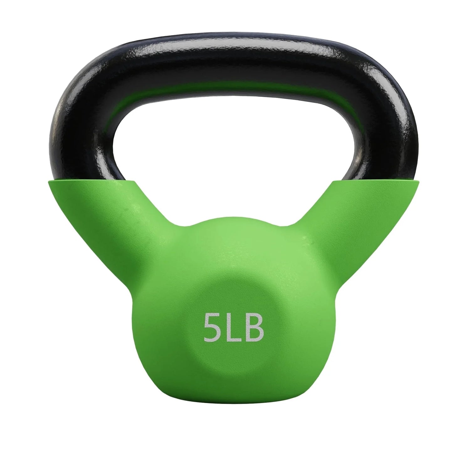 Mikolo Cast Iron Kettlebell Vinyl Coated Strength Training Kettlebells for Exercises, Fitness, Full Body Workout Equipment,Wide Grip Handle & Flat Bottom Ergonomic kettlebell sets for Home Gym 5LB
