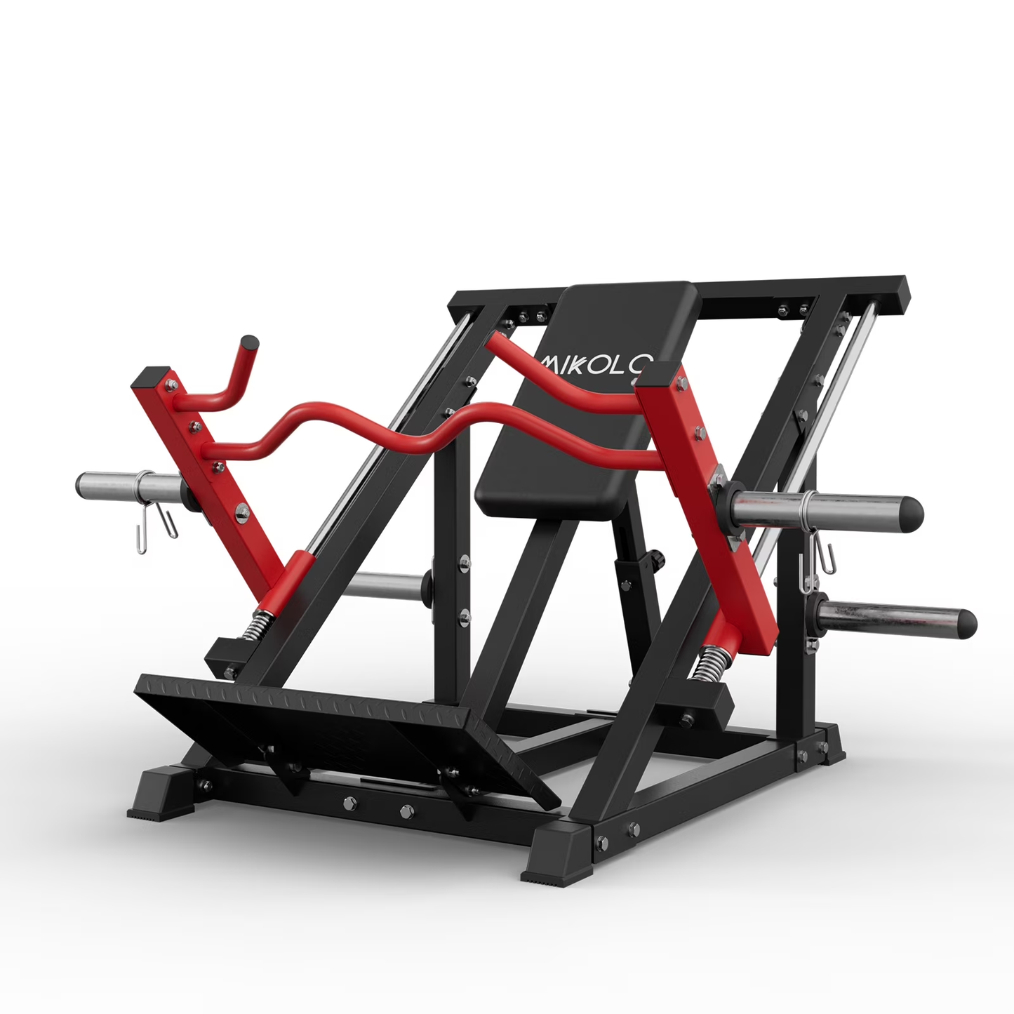 Mikolo Linear Row Machine, Back Workout Machine for Home Gym, Plate-Loaded Back Machine with Linear Bearing, Back Row Machine LAT Training Equipment SR06 Ultra