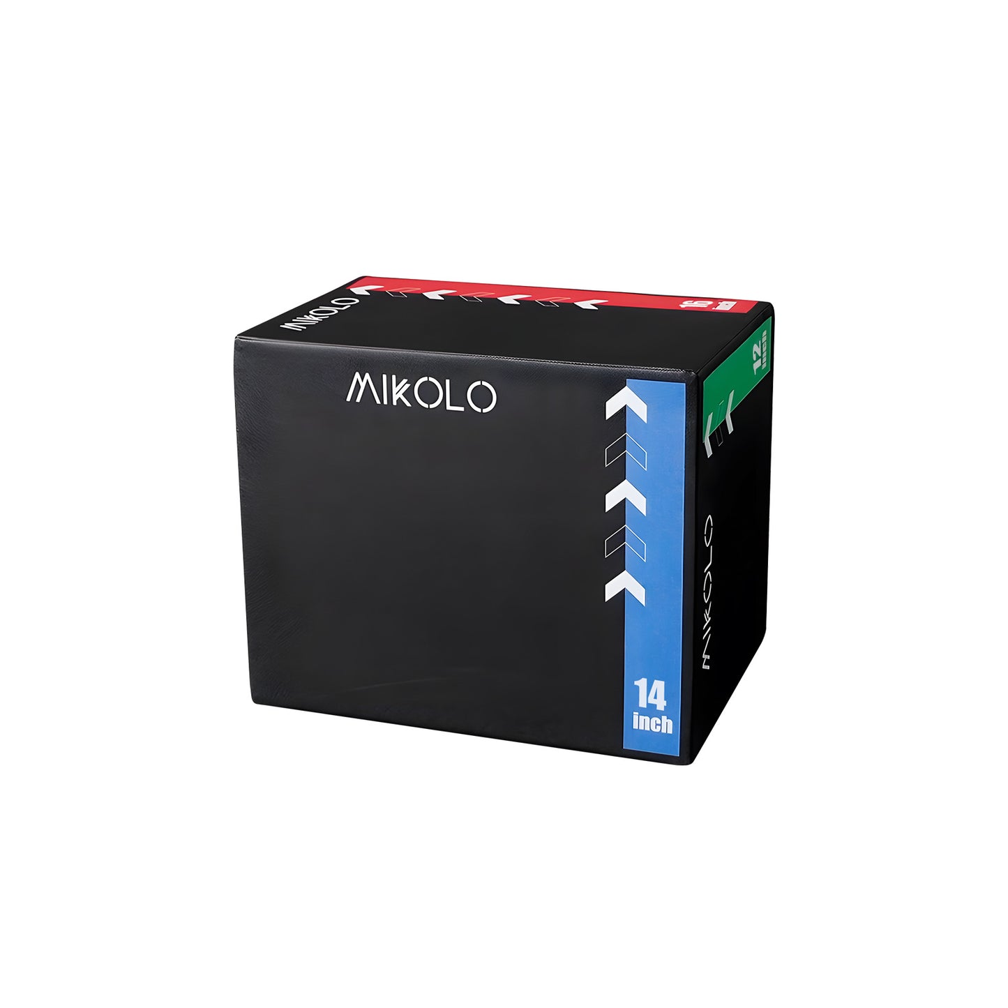 Plyo Box, 3-in-1 Foam Plyometric Jump Box, 16X12X14 Box Jump for for Home Gym Training Fitness Workout Exercise