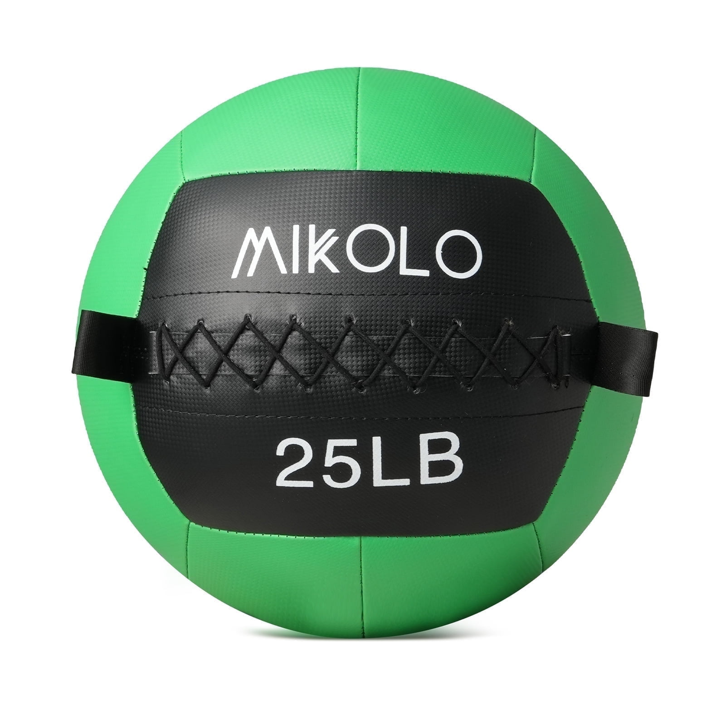 Mikolo Fitness Wall Ball, Soft Leather Medicine Ball,Weighted Wall Ball with Non-Slip Grip, Full Body Dynamic Exercise Med Ball, Core Fitness, Strength Training, Conditioning Workouts