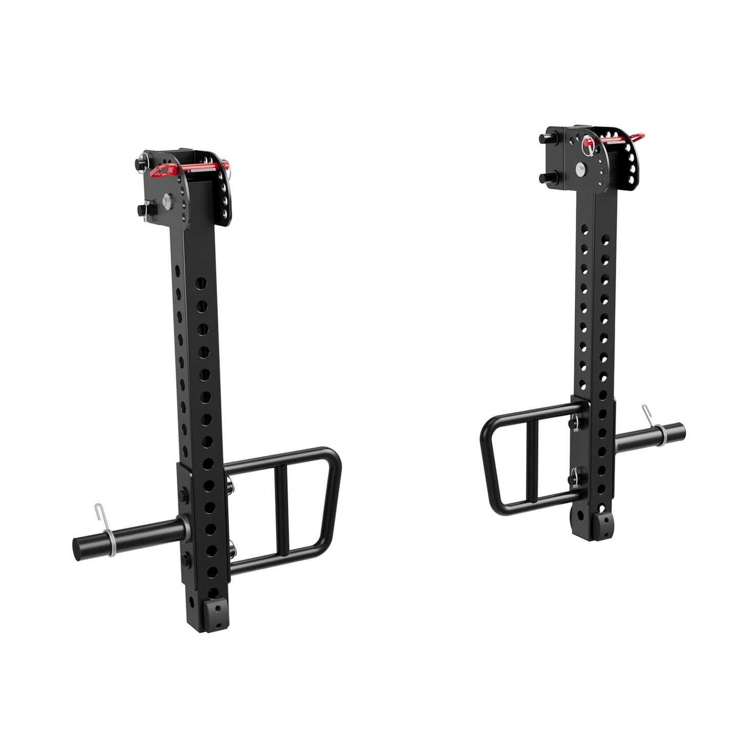 Mikolo Adjustable Lever Arms for 3" x 3" Power Cage Rack Attachments, Belt Squats, Curls, Rows Accessories