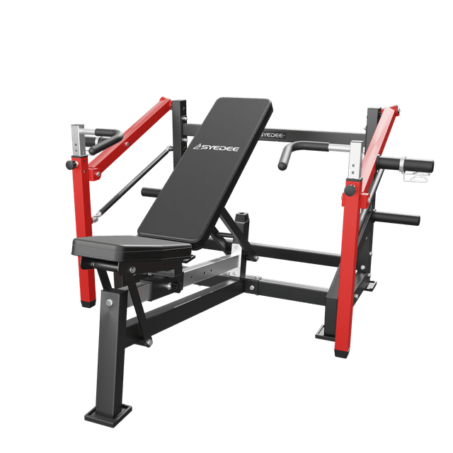 Syedee Chest Press Machine ,1500LBS Capacity with Independent Converging Arms, 2-in-1 Chest Shoulder Press Machine for Home Gym