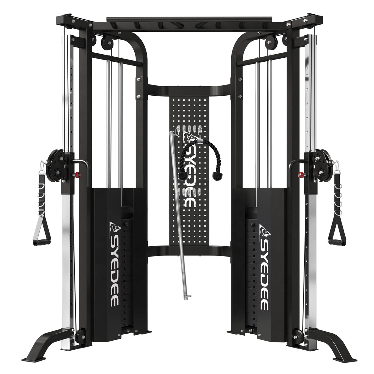Syedee Functional Trainer Cable Machine, 2000LBS Cable Crossover Machi ...