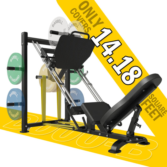 Syedee Leg Press Machine, Leg Press with 1500LBS Capacity and Double Safety Guarantee, Only Cover 14.18 Square feet