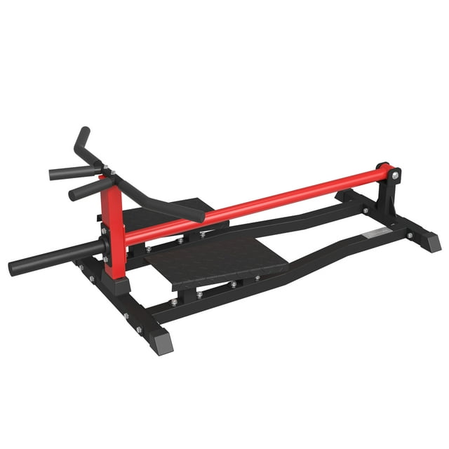 Syedee Lying T-Bar Row Machine, Back Strength Machine with 600 Capacity, Multi-Grip Handle to Increase Upper Body Pull Strength