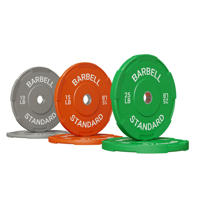 syedee Bumper Plates, 2-Inch Olympic Weight Plates for Weight Lifting and Strength Training, 100 lbs Sets