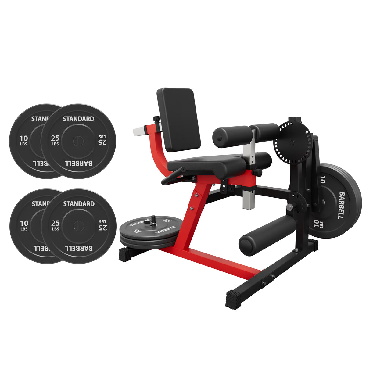 Syedee Adjustable Leg Extension Machine – Multi-function Seat Leg Extension/Leg Curl for Home Use, Plate-mounted Design, 5+28 Levels of Adjustment