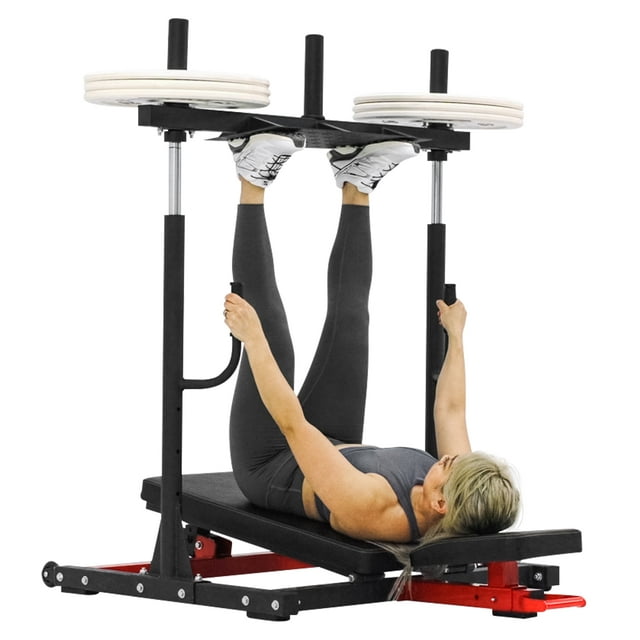 syedee Vertical Leg Press Machine, 600LBS Leg Strengthening Workout Machine with Transport Wheels and 3 Height Choice